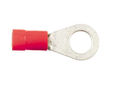 Ringkabelschuh 0,5mm²-1,0mm²/4,3mm rot 100 Stück