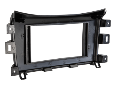 2-DIN Radioblende Nissan Navara/Renault Alaskan Klavierlack