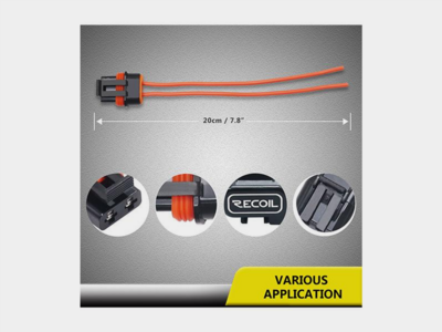 Recoil Einzel Sicherungshalter  ATC/ATO 12AWG  3 Stück