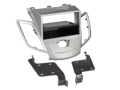2-DIN Radioblende mit Fach Ford Fiesta ohne Display silber