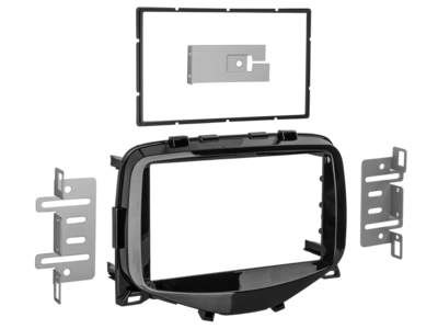 2-DIN Kit Citroën C1/Peugeot 108/Toyota Aygo LFB/Antenne