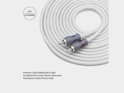 Recoil Marine OFC Cinch Kabel 2 Kanal 360cm