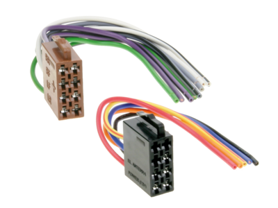 Radioadapter ISO Strom/Lautsprecher>lose Kabel 15cm lose