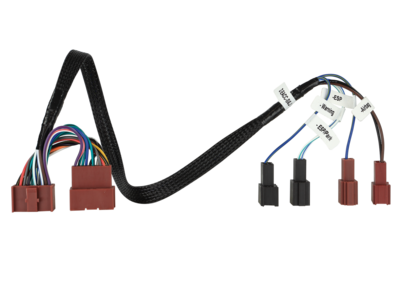 2-DIN Radioblende mit Fach Seat Ibiza tuam grau/Kabelsatz
