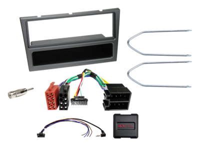 1-DIN Kit mit Fach Opel charcoal LFB analog/Antenne