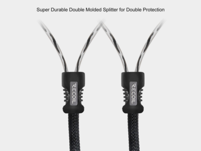 Recoil Premium OFC Cinch Kabel 2 Kanal 270cm