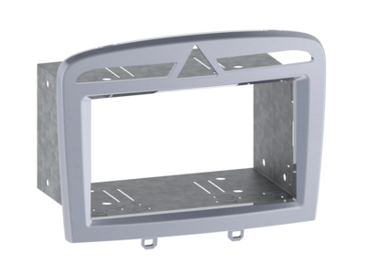 2-DIN Radioblende Peugeot 308(4)/RCZ(4J) warm silber