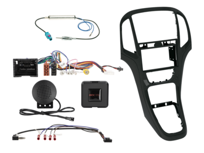 2-DIN Kit Opel Astra J 2009-2016 perl schwarz LFB/Antenne