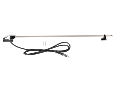 Holmantenne AM/FM universal DIN chrom 118cm lose