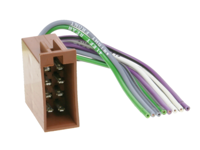 ISO Buchse(m) Lautsprecheranschluss lose Kabel 10cm lose
