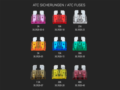 Sicherung ATC 10 Ampere 50 Stück