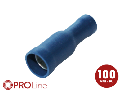Rundsteckhülse 1,5mm²-2,5mm²/3,9mm blau>rot EE 100 Stück
