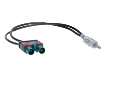 Antennenadapter Fakra(doppel)>DIN(m) Volvo lose