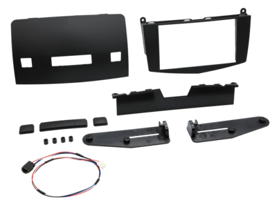 2-DIN Radioblende Mercedes C-Klasse 2007-2011 schwarz