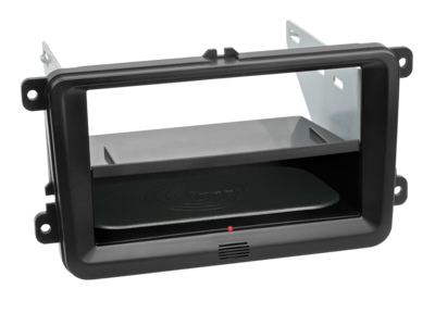 2-DIN Radioblende INBAY® Seat/Skoda/VW schwarz