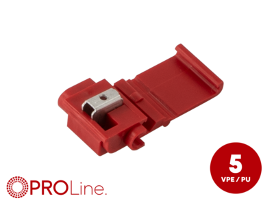 Abzweigverbinder 0,5mm²-1,0mm² rot DT 5 Stück