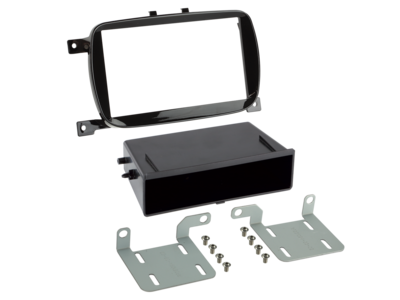 2-DIN Radioblende mit Fach Fiat 500 07/2015-08/2024