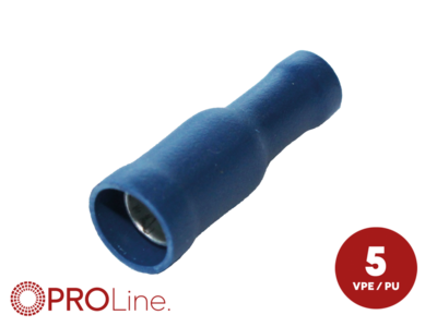 Rundsteckhülse 1,5mm²-2,5mm²/3,9mm blau>rot ST 5 Stück