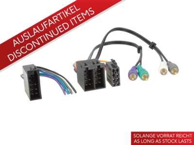 Aktivsystemadapter VW ISO/10Pin ISO>Cinch/Kabel lose