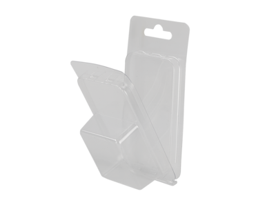 Klappblister-Sichtverpackung 120mmx68mmx28mm