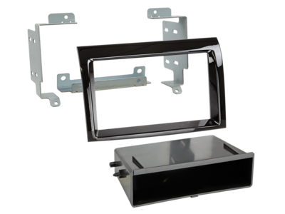 2-DIN Radioblende mit Fach Citroen/Fiat/Opel/Peugeot
