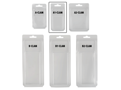 Klappblister-Sichtverpackung 135mmx68mmx28mm