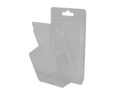 Klappblister-Sichtverpackung 135mmx95mmx38mm