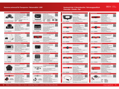 acv Kamerasysteme Gesamtprogramm Broschüre deutsch