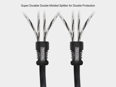 Recoil Premium OFC Cinch Kabel 4 Kanal 270cm
