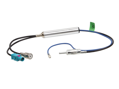Antennenadapter ISO(f)/Fakra(m)>DIN(m) 12V Phantom lose