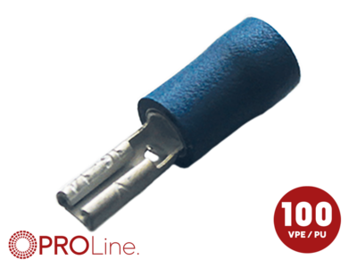 Flachsteckhülse(f) 1,5mm²-2,5mm²/2.8mm blau EE 5 Stück