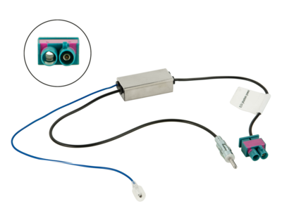 Antennenadapter Fakra(m)(doppelt)>DIN(m) 8,5V lose