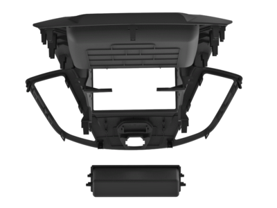 2-DIN Radioblende mit Fach Ford Transit V363 2014-2019