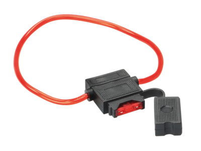 Sicherungshalter ATC 10A Sicherung / 30cm Kabel 1,5mm² rot