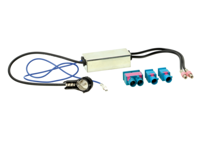 Antennenadapter Fakra(m)(Set)>ISO(m) 12V Phantom lose