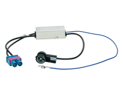 Antennenadapter Fakra(m)(doppelt)>ISO(m) 12V Phantom lose