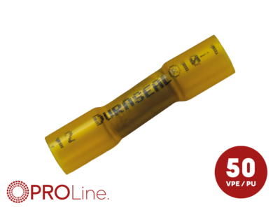 Stoßverbinder 4,0 mm²-6,0 mm² gelb NYDS 50 Stück