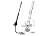 Dachantenne  DVB-T 76° Stabneigung DAB+ geeignet FME(m)