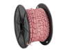Lautsprecherkabel verdrillt 2x0.75mm² rosa/rosa-schwarz 100m