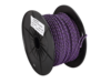 Lautsprecherkabel verdrillt 2x0.75mm² violett/v-schwarz 100m
