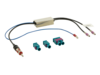 2-DIN Kit mit Fach Skoda/VW Klavierlack 52Pin i-dapter