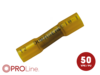 Stoßverbinder 4,0 mm²-6,0 mm² gelb NYDS 50 Stück