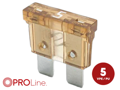 Mini-Flachsicherung 5 A beige, 32 V