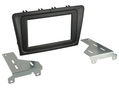 2-DIN Radioblende Skoda Rapid 2013-2019  schwarz