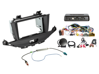 2-DIN Kit Opel Astra K 2015-2019 20Pin curry/grau i-dapter