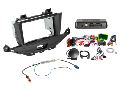 2-DIN Kit Opel Astra K 2015-2019 16Pin grün/grau i-dapter