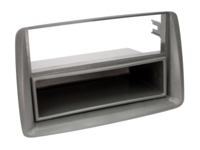 2-DIN Radioblende mit Fach Fiat Panda 2003-2013 grau 
