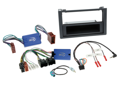 2-DIN Kit mit Fach Saab 9-3(YS3F) 2007-2011 LFB/Antenne