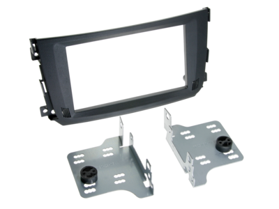 2-DIN Radioblende Smart ForTwo 2010-2015 schwarz