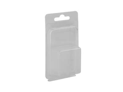 Klappblister-Sichtverpackung 120mmx68mmx28mm
